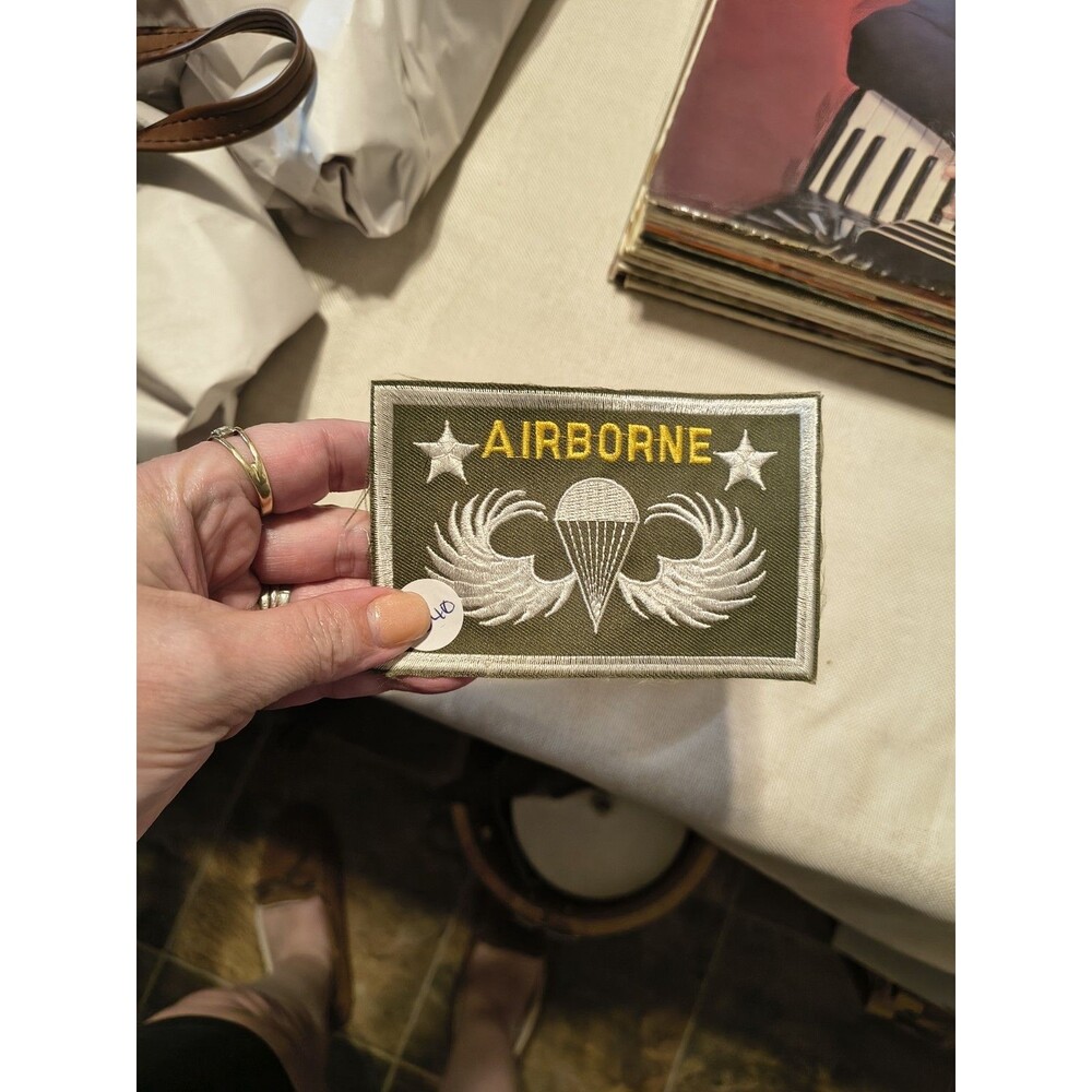 MILITARY PATCH OLD VIETNAM ERA AIRBORNE